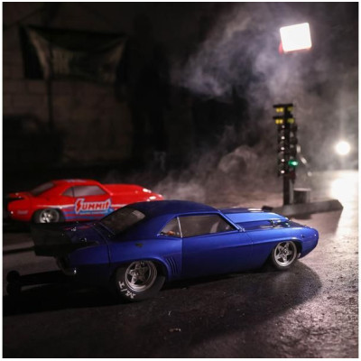 Losi 22S Dragster 1:10 1969 Camaro RTR modré
