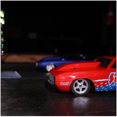 Losi 22S Dragster 1:10 1969 Camaro RTR modré