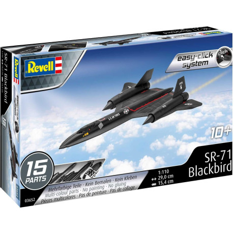 EasyClick letadlo 03652 - SR-71 Blackbird (1:110)
