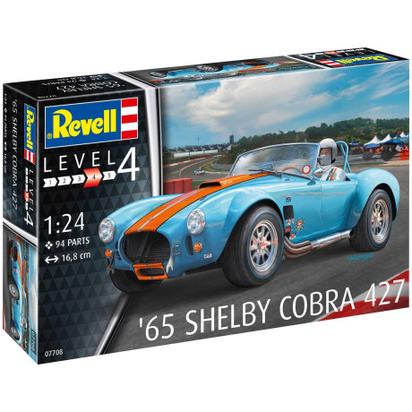 Plastic ModelKit auto 07708 - 65 Shelby Cobra 427 (1:24)
