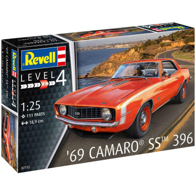 Plastic ModelKit auto 07712 - 69 Camaro SS (1:25)