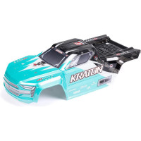 Pótalkatrész Arrma 4S autómodellhez - türkiz karosszéria: Kraton 4X4 BLX.