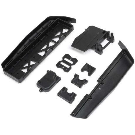 TLE lože baterií, držák centrálního diferenciálu, lože serva: 8XE 2.0