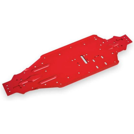 Traxxas šasi hliníkové červeně eloxované