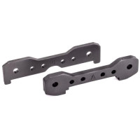 Pótalkatrész RC modellautóhoz Traxxas Sledge 1:8 4WD: első karcsap csatlakozó titán eloxált alumínium.