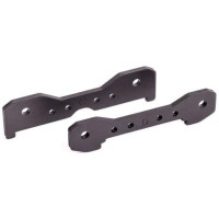 Cserealkatrész RC modellautóhoz Traxxas Sledge: alumínium titán eloxált hátsó karcsap csatlakozó.