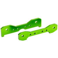 Cserealkatrész Traxxas Sledge RC modellautóhoz: zöld eloxált alumínium hátsó karcsap csatlakozó.