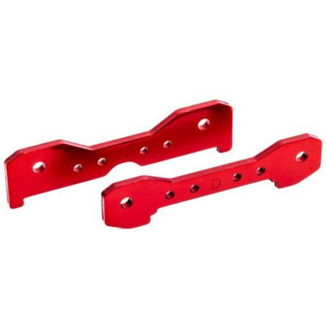 Traxxas spojka čepů zadních ramen hliníková červeně eloxovaná