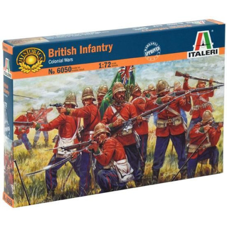 Model Kit figurky 6050 - ZULU WARS - BRITISH INFANTRY (1:72)