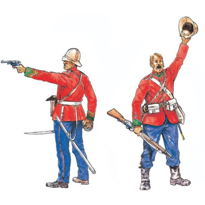 Model Kit figurky 6050 - ZULU WARS - BRITISH INFANTRY (1:72)