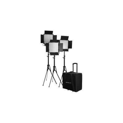 Kit Nanlite 3 light kit 600DSA w/Trolley Case &amp, Light Stand