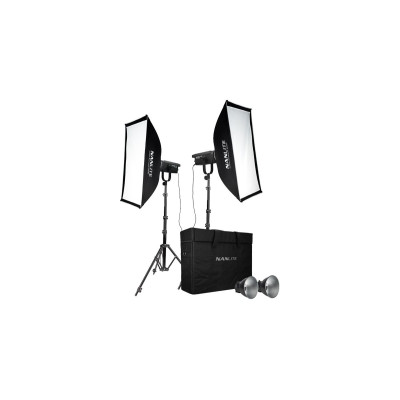 Nanlite FS-150 Sada 2 LED svetel se stojany a softboxy