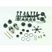 Az olajos lengéscsillapítók legújabb változata 1/10 Buggyhoz, műanyag felső kupakkal, túlfolyó nyílással, amely lehetővé teszi magának a lengéscsillapítónak az optimális feltöltését és beállítását szilikonolajjal.