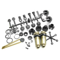 Az olajos lengéscsillapítók legújabb változata 1/10 Buggyhoz, műanyag felső kupakkal, túlfolyó nyílással, amely lehetővé teszi magának a lengéscsillapítónak az optimális feltöltését és beállítását szilikonolajjal.