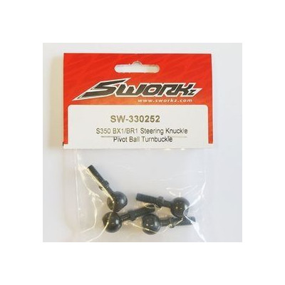 SWORKz ocelový kulový čep, 4 ks.