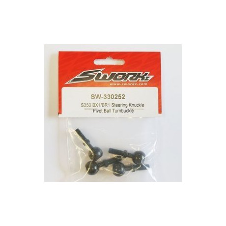 SWORKz ocelový kulový čep, 4 ks.