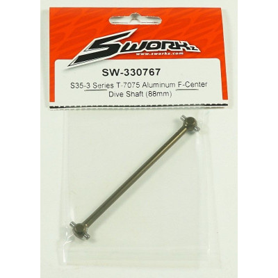 SWORKz hliníkový střední, přední kardan, 88mm, 1 ks.