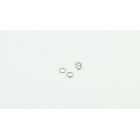 SWORKz distanční hlíníkové ložiska 5x7x1mm, 4 ks.