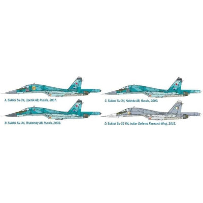 Model Kit letadlo 1379 - SUKHOI SU-34/SU-32 FN (1:72)