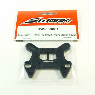 SWORKz T7075 přední hliníkové parohy/držáky olejových tlumičů, 1 ks.