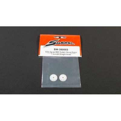 SWORKz BBS System pístníce olejového tlumiče 1,3mm x8, rovné, 2 ks.