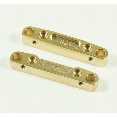 SWORKz mosazné spodní držáky přední nápravy, 25 a 35g, 1+1 ks.