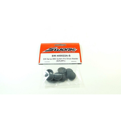 SWORKz S350/S350T BBS System vrchní membrány olejových tlumičů, SOFT, 4 ks