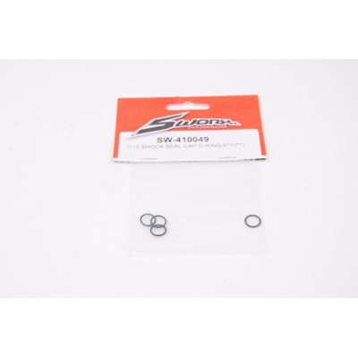 SWORKz 1/10 O-kroužky olejových tlumičů 8x10x1mm, 4 ks.