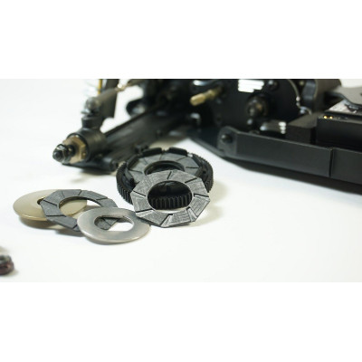 SWORKz obložení spojky High Performance, uhlíkové, 3 ks.