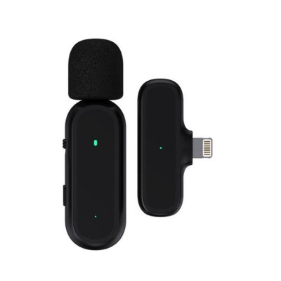Bezdrátový klopový mikrofon 2,4G Lightning (s Akus a nabíjecím pouzdrem)