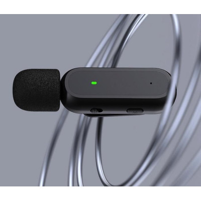 Bezdrátový klopový mikrofon 2,4G Lightning (s Akus a nabíjecím pouzdrem)