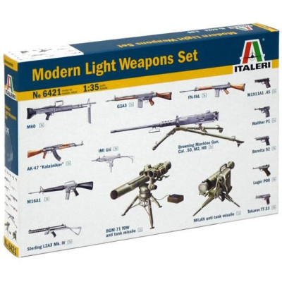 Model Kit doplňky 6421 - MODERN LIGHT WEAPON SET (1:35)