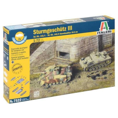 Fast Assembly tanky 7522 - STURMGESCHUTZ III (1:72)
