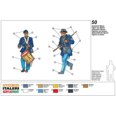 Model Kit figurky 6177 - UNION INFANTRY (AMERICAN CIVIL WAR) (1:72)