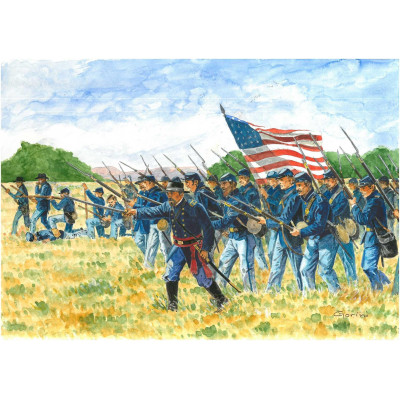 Model Kit figurky 6177 - UNION INFANTRY (AMERICAN CIVIL WAR) (1:72)