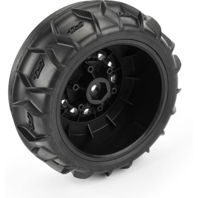 Pro-Line kolo 2.2"/3.0" Dumont Paddle přední, disk černý (2)