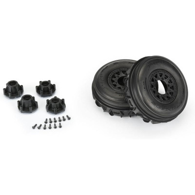 Pro-Line kolo 2.2"/3.0" Dumont Paddle přední, disk černý (2)