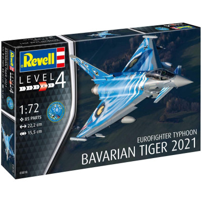 Plastic ModelKit letadlo 03818 - Eurofighter Typhoon "Bavarian Tiger 2021" (1:72)