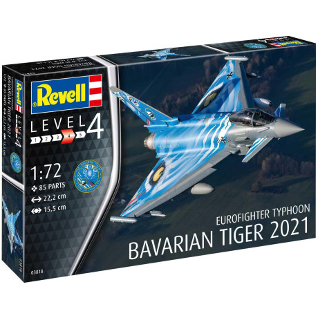Plastic ModelKit letadlo 03818 - Eurofighter Typhoon "Bavarian Tiger 2021" (1:72)