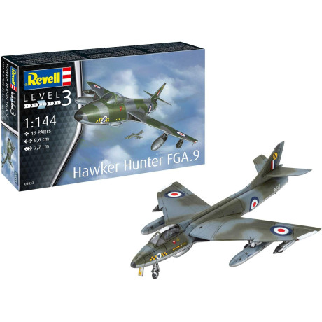 ModelSet letadlo 63833 - Hawker Hunter FGA.9 (1:72)