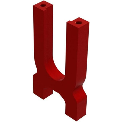 Arrma držák centrálního diferenciálu hliníkový, červený