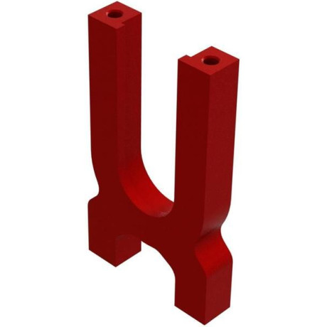 Arrma držák centrálního diferenciálu hliníkový, červený