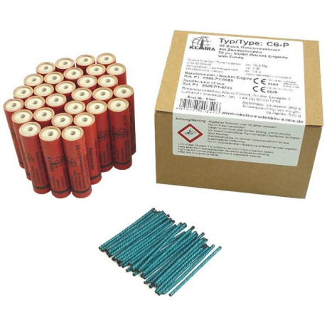 Klima raketový motor C6-P (30ks)