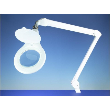 Lightcratt stolní lampa s kulatou lupou dlouhá