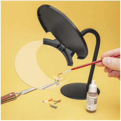 Modelcraft lupa 1.75x/4.5x s ohebným stojánkem