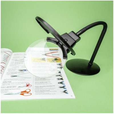 Modelcraft lupa 1.75x/4.5x s ohebným stojánkem