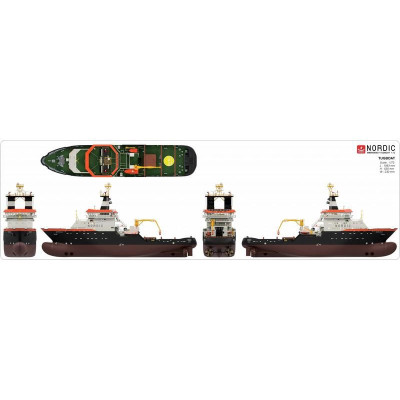 Türkmodel záchranný remorkér Nordic 1:72 kit