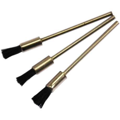 Rotacraft stopkový silonový kartáč černý (3ks)