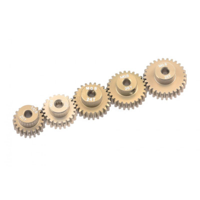 Modul 0,6 pastorky, 5 ks. (20,22,24,26,28 zubů)