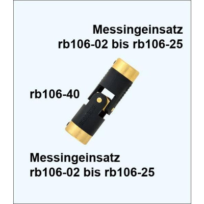 Raboesch vložka spojky 106-40 mosaz 3.0mm